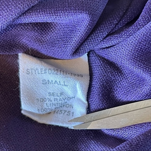 41 hawthorn stitch fix purple  Jacquelyn shirt dress size small pockets elastic - Picture 9 of 10